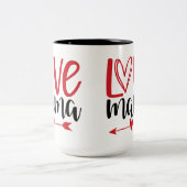 Love Mama Tweekleurige Koffiemok (Center)