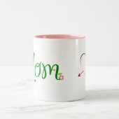 Love mama tweekleurige koffiemok (Center)