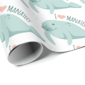 Love Manatees Cadeaupapier (Rol Hoek)
