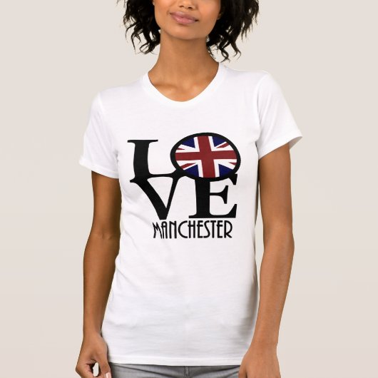 LOVE Manchester England T-shirt (Voorkant)