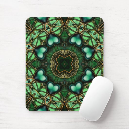 Love Mandala Fractalscopes Mousepad Muismat (Met muis)