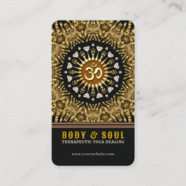 Love Mandala Healing Earth Batik Yoga Visitekaartje