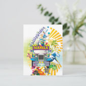 Love Manila, Filippijnen Invites Kaart (Staand voorkant)