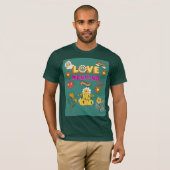 Love Mankind Be Kind Tee – Positive Message T-shirt (Voorkant volledig)