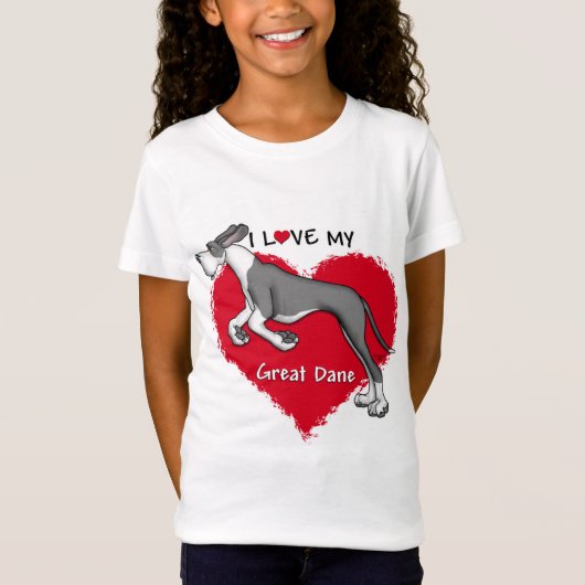 Love Mantle Great Dane UC T-shirt (Voorkant)