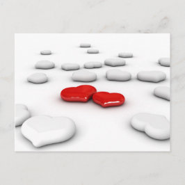 Love & Many Hearts Briefkaart