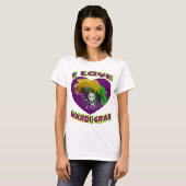 Love Mardi Gras T-shirt (Voorkant volledig)