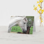 LOVE MARE EN VEULEN KAART (Gele Bloem)