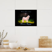 Love Maremma sheepdogs II Poster (Keuken)