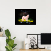 Love Maremma sheepdogs II Poster (Thuiskantoor)