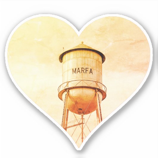 Love Marfa Texas Sticker (Voorkant)