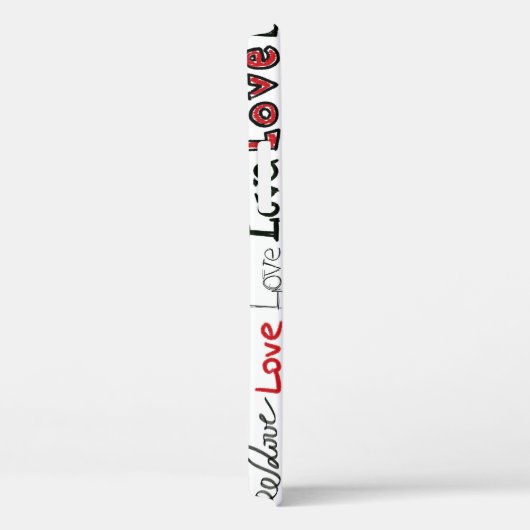 Love Marker Textuur Naadloze Achtergrond Case-Mate iPhone Case (Achterkant / Rechts)