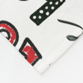 Love Marker Textuur Naadloze Achtergrond Fleece Deken (Hoek)