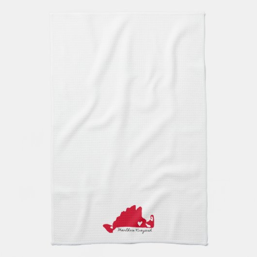 Love Martha's Vineyard Kitchen Towel Theedoek (Verticaal)