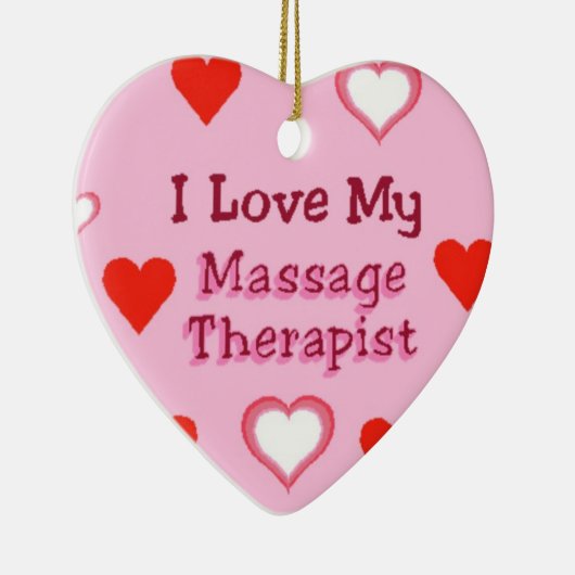 Love Massage Therapist Ornament (Rechts)