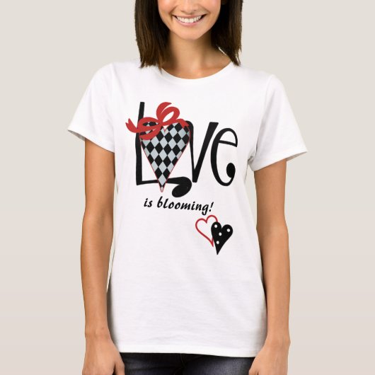 Love Maternity T-shirt met lange mouwen (Voorkant)