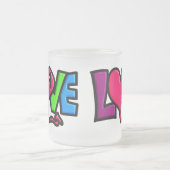 Love matglas koffiemok (Center)