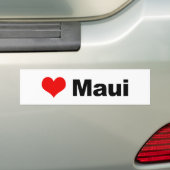 Love Maui Bumpersticker (Op auto)