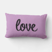 Love Mauve Pillow Kussen (Achterkant)
