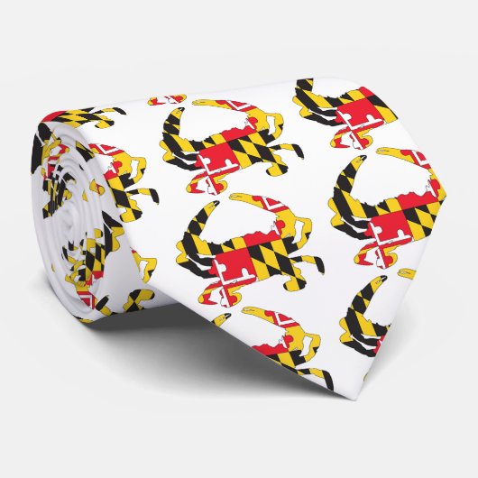 Love MD Flag Crab Stropdas (Opgerold)