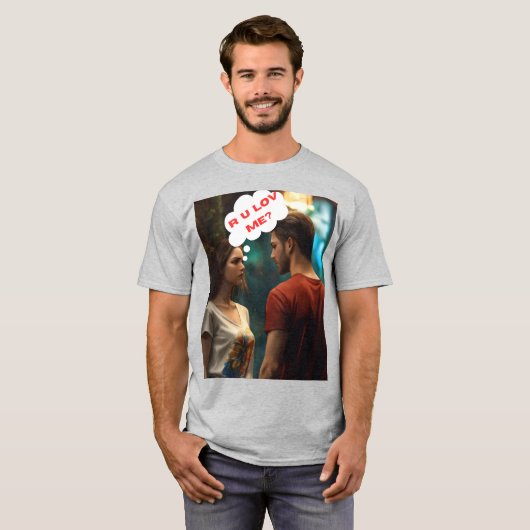 Love Me aanpassen premium klassieke design T-shirt (Voorkant volledig)