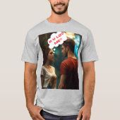 Love Me aanpassen premium klassieke design T-shirt (Voorkant)