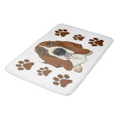 Love Me Dog Basset Hond Badmat (Gekanteld)