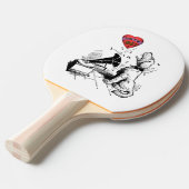 Love Me Heart (hond) Tafeltennisbatje (Voorkant Gekanteld)