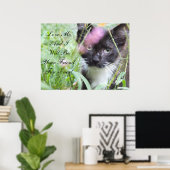 Love Me Kitten Poster (Thuiskantoor)