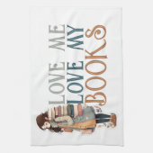 Love me Love my books Rugzak Theedoek (Verticaal)