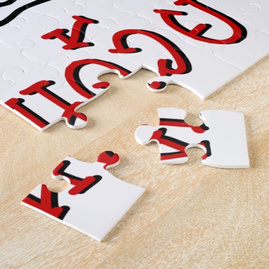 Love Me Love My Dog = Thai Language Script Legpuzzel (Zijkant)