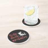 Love Me Love My Dog = Thai Language Script Zandsteen Onderzetter (Zijkant)