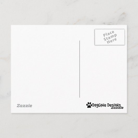 Love me, Love My German Shepherd Briefkaart (Achterkant)