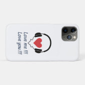 LOVE ME LOVE YOU Case-Mate iPhone CASE (Achterkant (horizontaal))