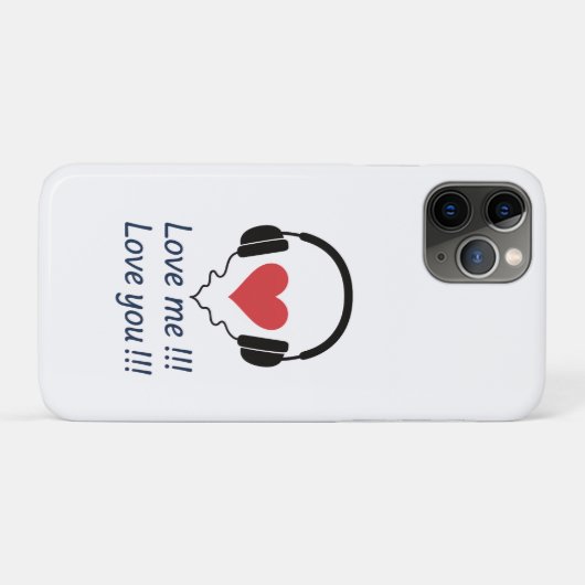 LOVE ME LOVE YOU Case-Mate iPhone CASE (Achterkant (horizontaal))