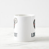 Love Me Not | Funny Heartbreak Design  Koffiemok (Center)