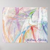 Love Me Peace Poster, Halima Ahkdar Studios Poster (Voorkant)