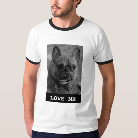 Love Me Ringer T T-shirt (Voorkant)