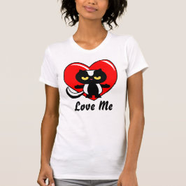  Love Me Skunk Heart Valentijn T-shirt