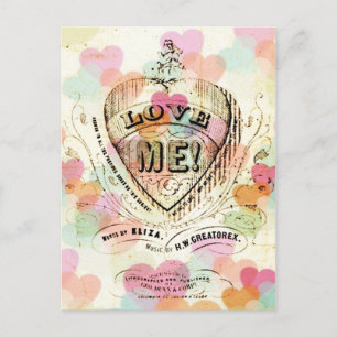 Love Me Snoep Hearts Valentijn Briefkaart