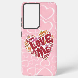 Love Me - Telefoonhoes Samsung Galaxy Hoesje