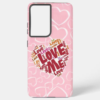 Love Me - Telefoonhoes Samsung Galaxy Hoesje