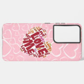 Love Me - Telefoonhoes Samsung Galaxy Hoesje (Linkerkant)