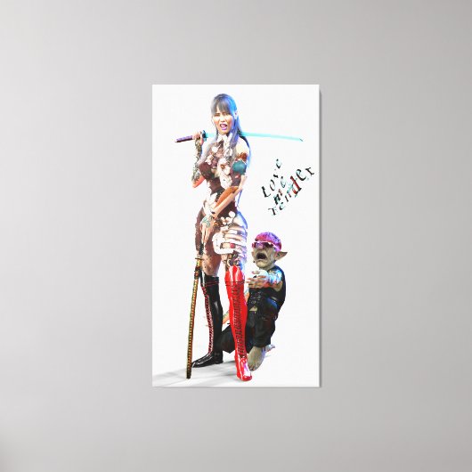 LOVE ME TENDER CANVAS AFDRUK (Voorkant)