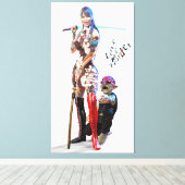 LOVE ME TENDER CANVAS AFDRUK (Insitu (Houten vloer))