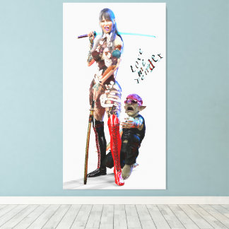 LOVE ME TENDER CANVAS AFDRUK