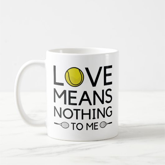 Love Means Nothing To Me Koffiemok (Links)