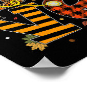 Love Medical Assistant Life Herfst Neurse Turkey Poster (Hoek)