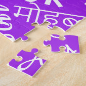 LOVE - Meertalig Internationaal - Kies Kleur Legpuzzel (Zijkant)