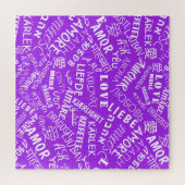 LOVE - Meertalig Internationaal - Kies Kleur Legpuzzel (Horizontaal)